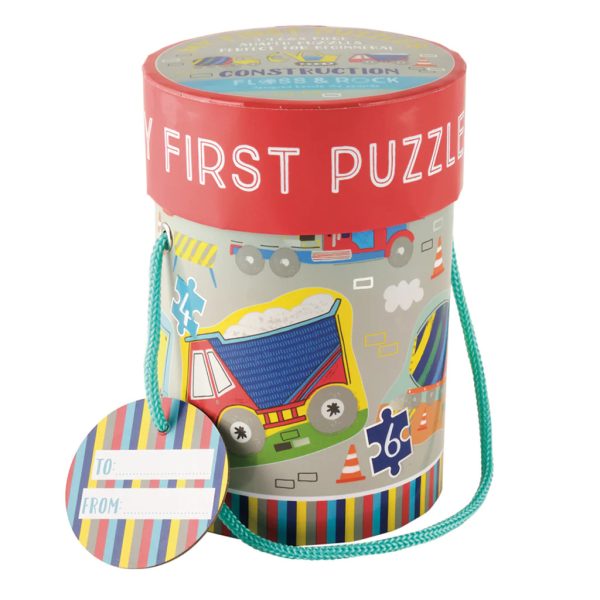 Floss&Rock: Na Budowie puzzle dla początkujących 4w1