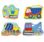 Floss&Rock: Na Budowie puzzle dla początkujących 4w1 - obrazek 2