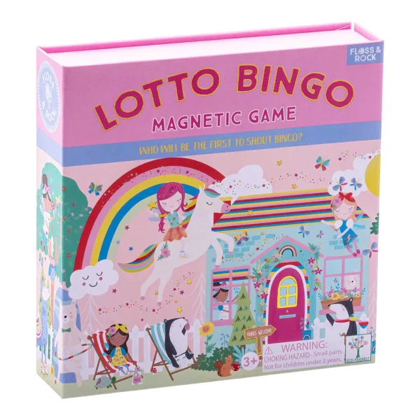 Floss&Rock: Tęczowe Wróżki bingo gra magnetyczna
