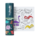 HeyDoodle: Mata Silikonowa do Kolorowania A4 - Dinozaury
