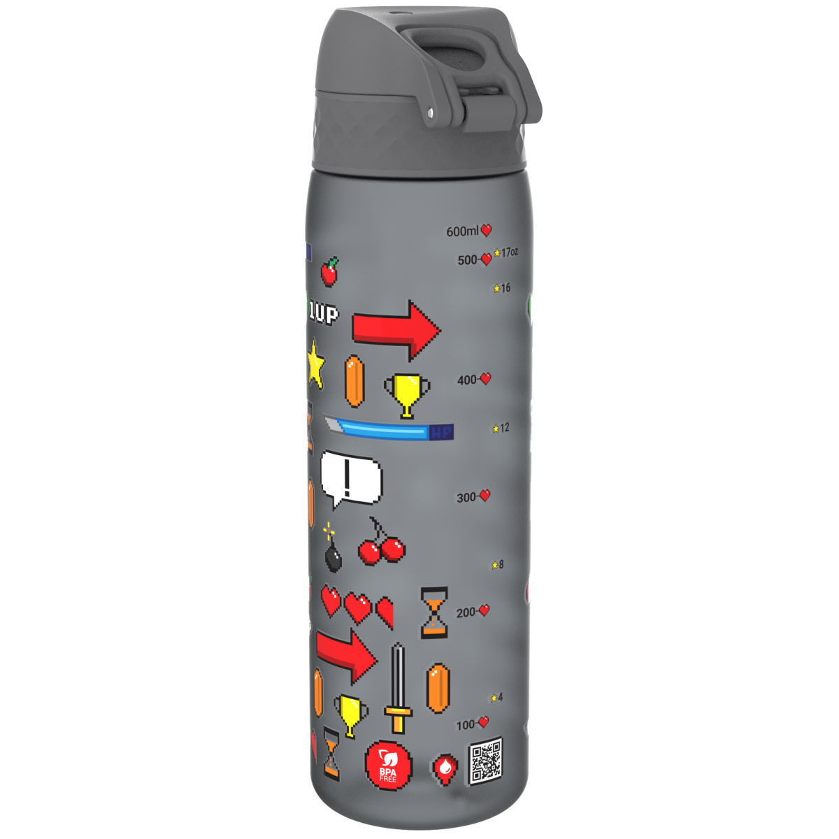 I8RF500PGGAME_Back ION8: Butelka BIDON 500ml Gamer - obrazek 3