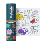 HeyDoodle: Mata Silikonowa do Kolorowania A4 - Zwierzęta