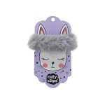 Snails: gumka do włosów Cuty Clips - Fluffy Bunny Grey