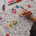 HeyDoodle: Duża Mata Silikonowa do Kolorowania A3 - Bajkowe Królestwo - obrazek 4
