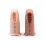 BAMBOOM: silikonowe szczoteczki na palec różowe 2 szt.