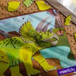 mierEdu: układanka magnetyczna Triceratops - obrazek 2