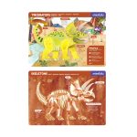 mierEdu: układanka magnetyczna Triceratops - obrazek 3