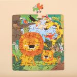 mierEdu: puzzle magnetyczne 2w1 Dżungla - obrazek 2