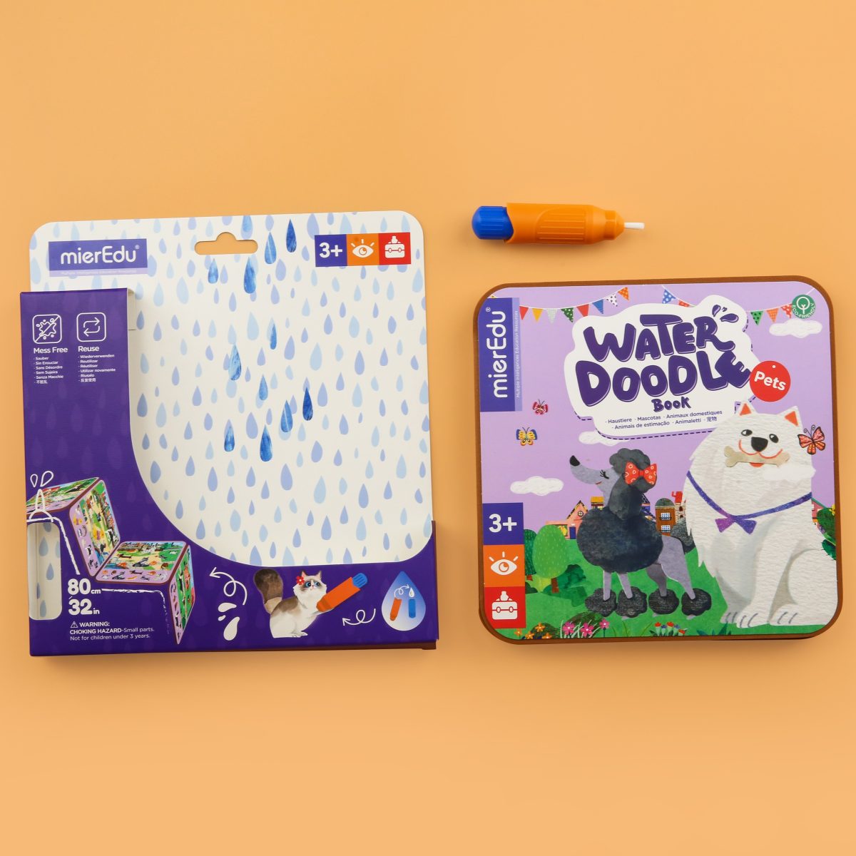 PIC_ME234D_4 mierEdu: kolorowanka wodna Zwierzęta Domowe - obrazek 3