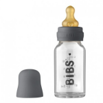 BIBS: BABY GLASS BOTTLE IRON antykolkowa butelka szklana 110 ml