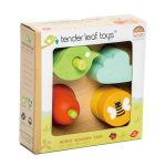 Tender Leaf Toys: Drewniana zabawka sensoryczna - Ogród - kształty i dźwięki - obrazek 3