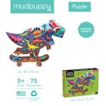 Mudpuppy: Puzzle konturowe Jurajski Skatepark 75 el. - obrazek 4