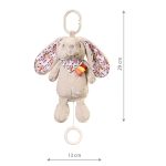 BabyOno: Zabawka dla dzieci z pozytywką RABBIT MILLY - obrazek 3