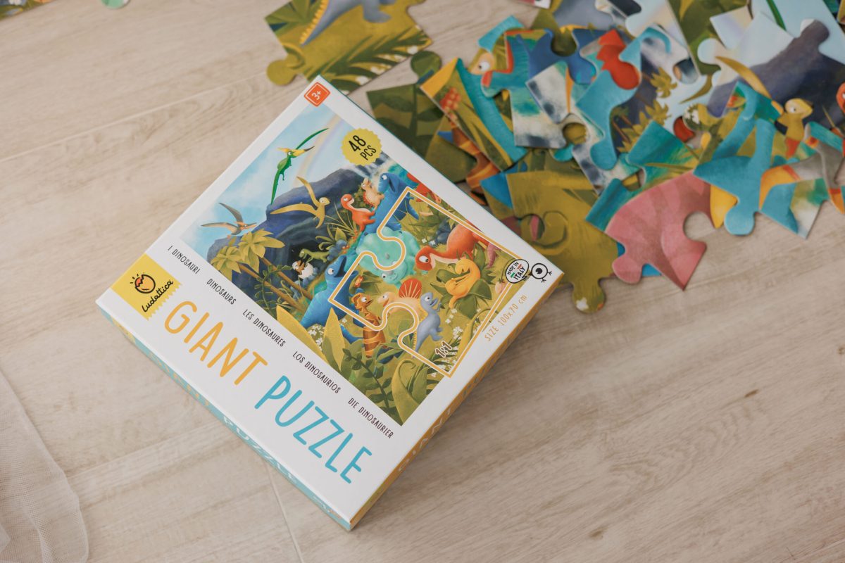 LUDATTICA: GIANT PUZZLE – puzzle DINOZAURY 48 el. - obrazek 5