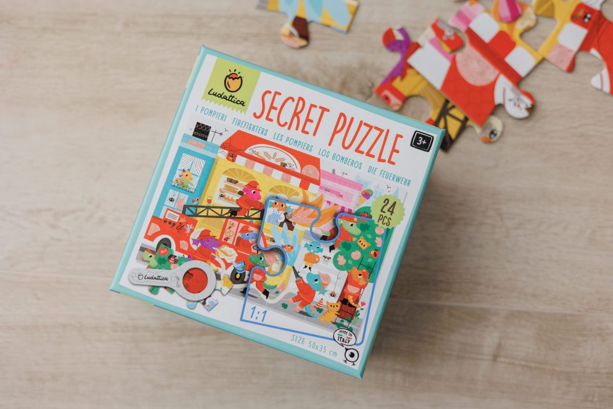 LUDATTICA: SECRET PUZZLE – puzzle z TAJEMNICĄ – STRAŻACY 3+ - obrazek 4