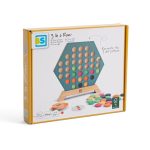 BS Toys, drewniana gra 3 w rzędzie 8+ - obrazek 2