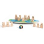 BS Toys, drewniana gra zręcznościowa Balansujące króliczki 4+