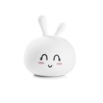 Rabbit & Friends: Królik Słodziak Lampka Silikonowa Biała