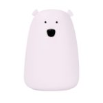 Rabbit & Friends: Miś Duży Lampka Silikonowa Kolor Lawendowy