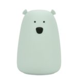 Rabbit & Friends: Miś Duży Lampka Silikonowa Kolor Szałwiowy