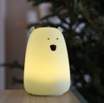 Rabbit & Friends: Miś Duży Lampka Silikonowa Kolor Szałwiowy - obrazek 5