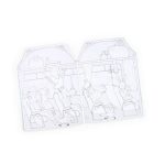 Moulin Roty: Ecole de Danse Kolorowanka z naklejkami - obrazek 3