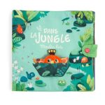 MOULIN ROTY Duża materiałowa książeczka aktywności DŻUNGLA