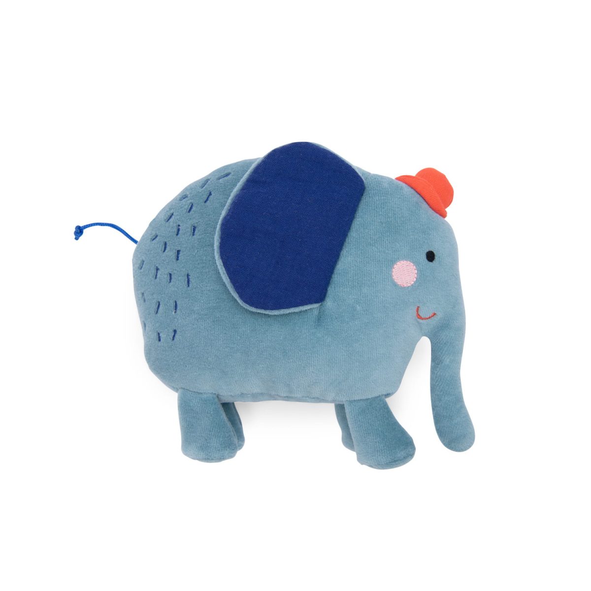Moulin Roty: Maskotka - grzechotka Słoń LES TOUPITIS - obrazek 1