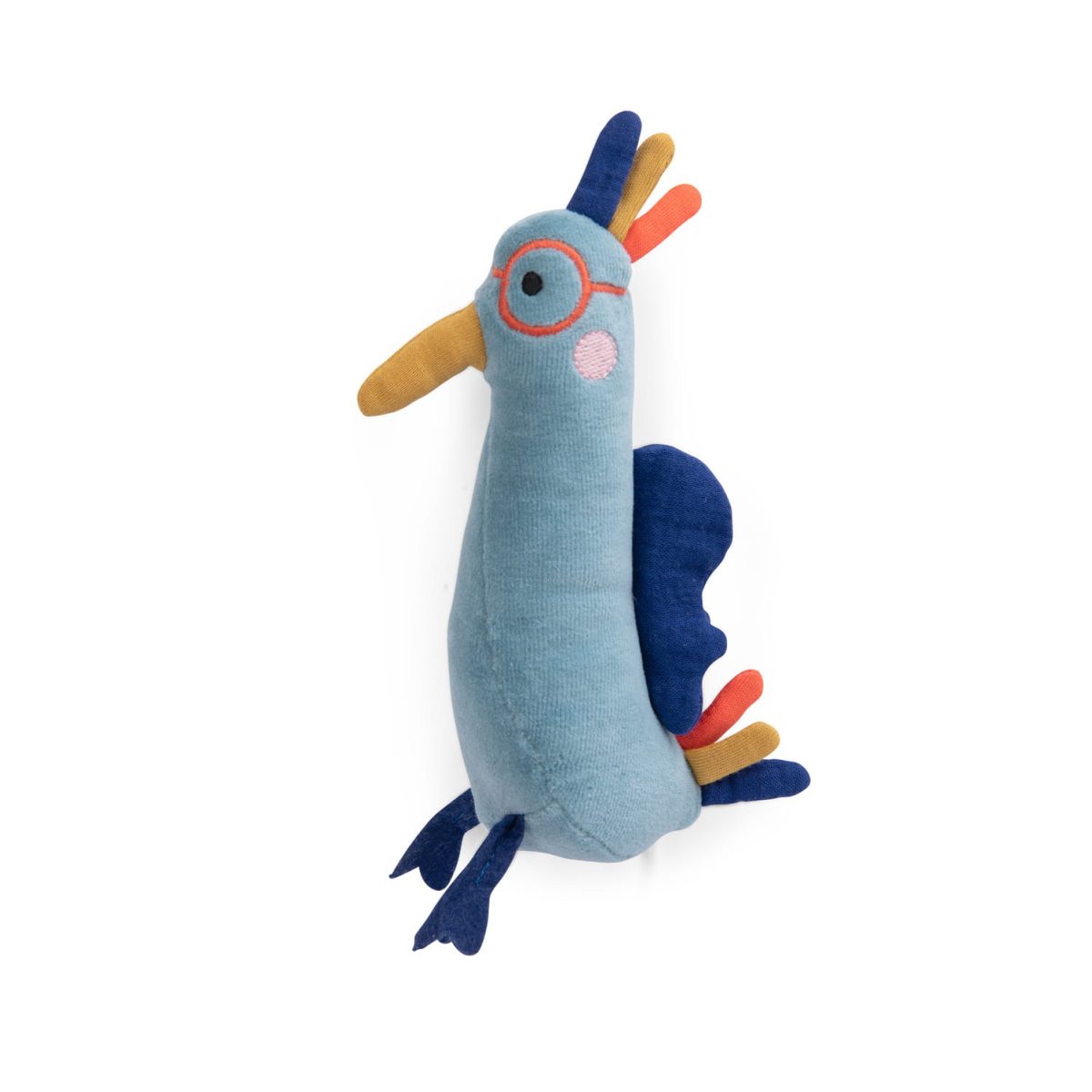 Moulin Roty: Maskotka - grzechotka Ptak LES TOUPITIS - obrazek 1