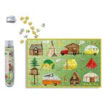 Moulin Roty: MINI Puzzle OBÓZ W LESIE 150 el.