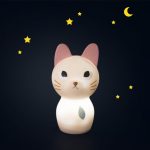 Moulin Roty: APRES LA PLUIE Lampka nocna KOTEK - obrazek 2