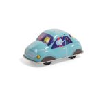 Moulin Roty: metalowe autko niebieskie