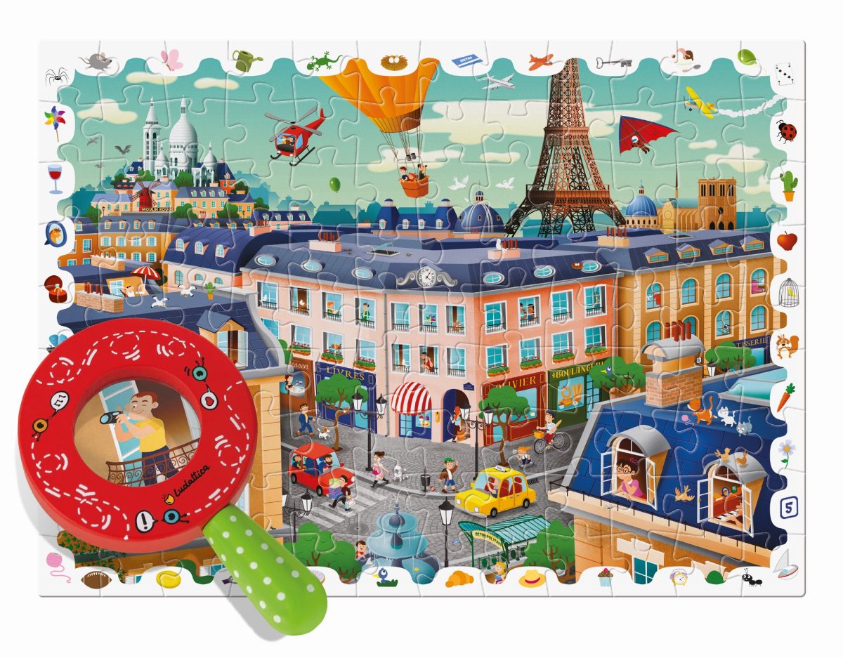 LUDATTICA: puzzle-GRA detektywistyczna – MIASTO 108 EL. - obrazek 2