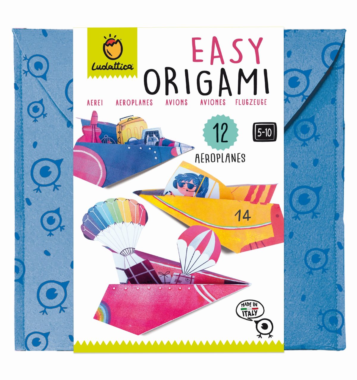 LUDATTICA: EASY ORIGAMI – zestaw kreatywny SAMOLOTY 5+ - obrazek 1