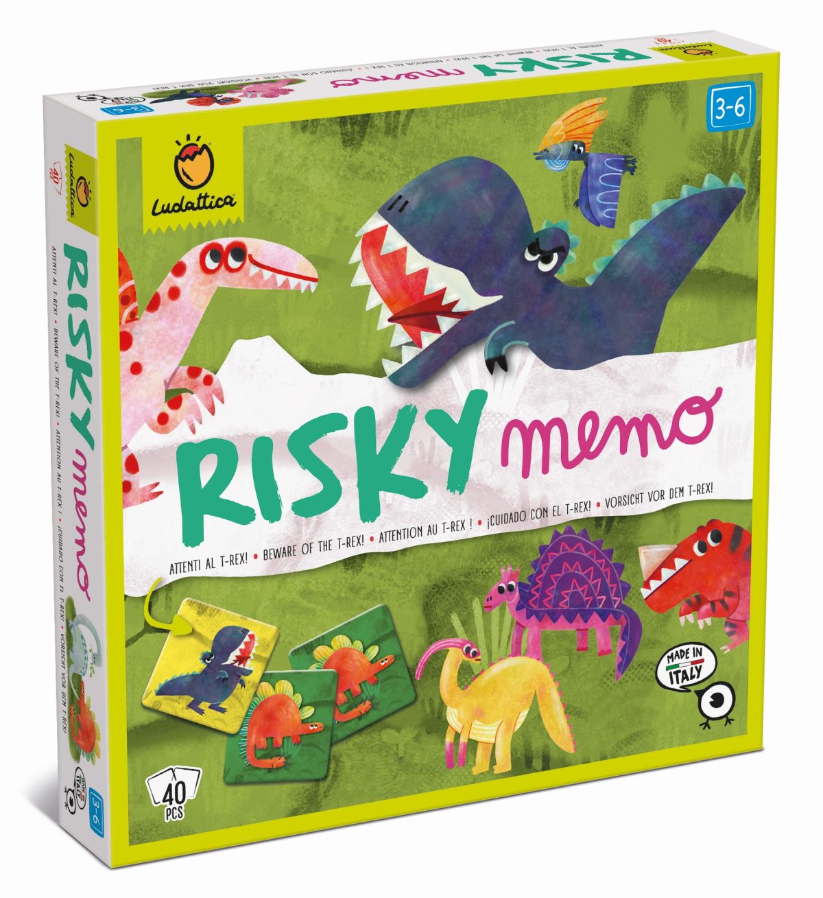 LUDATTICA: RISKY MEMO gra z dreszczykiem – STRZEŻ SIĘ T-REXA! - obrazek 1