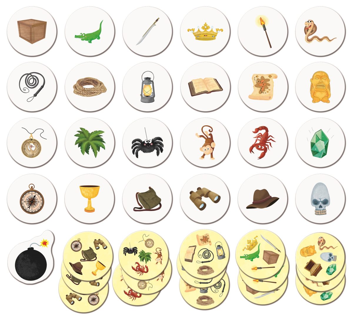 21733 QUADRATA APPLE LUDATTICA: LOST TREASURE – gra rodzinna – ZAGINIONY SKARB 3+ - obrazek 2