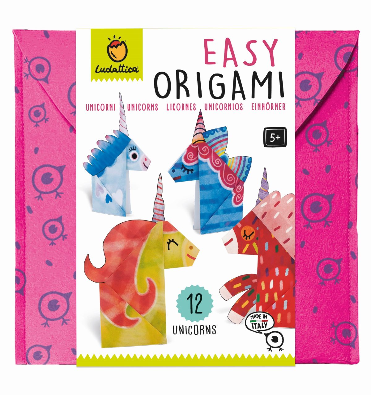 LUDATTICA: EASY ORIGAMI – zestaw kreatywny JEDNOROŻCE 5+ - obrazek 1