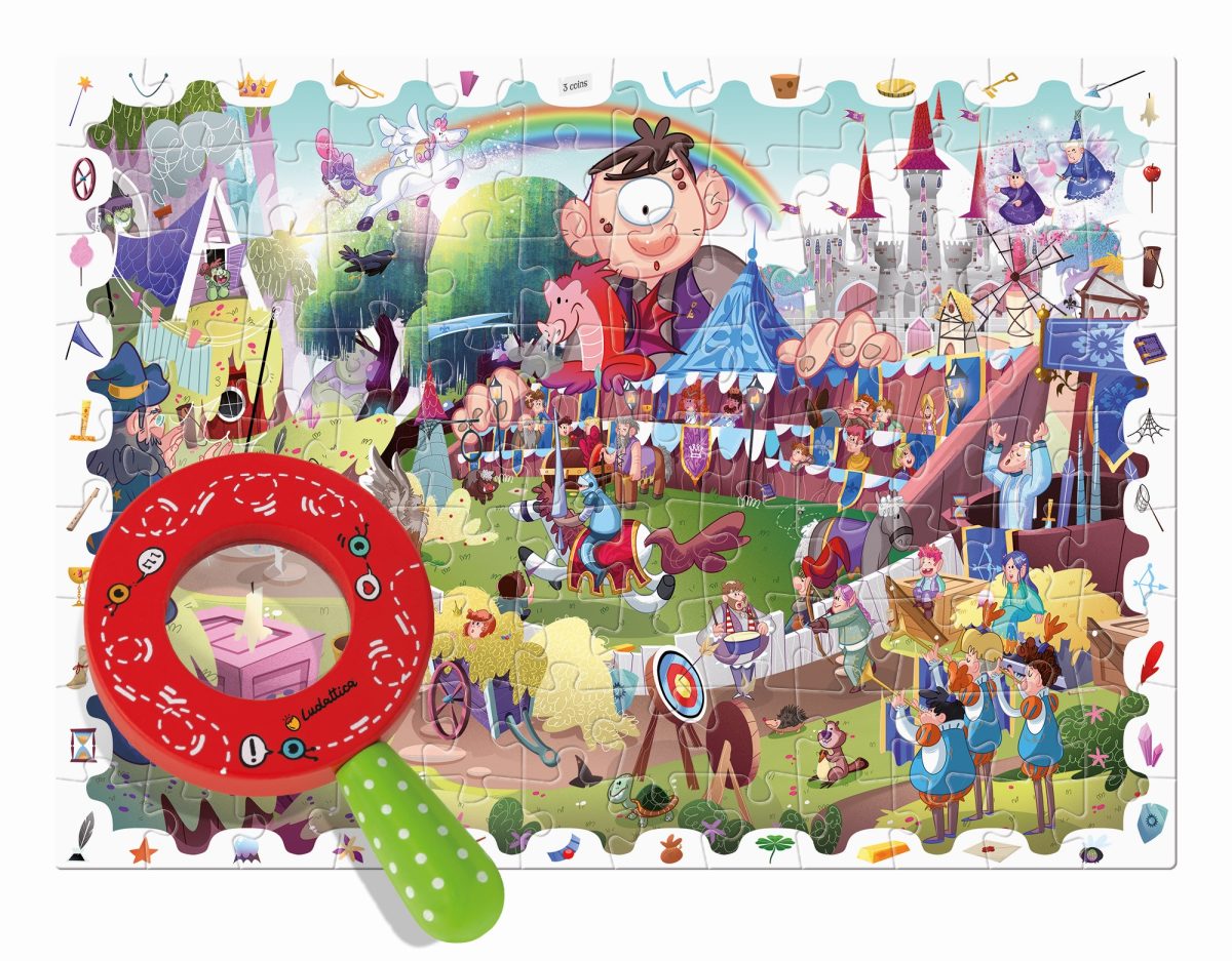 8057158621887-2 LUDATTICA: puzzle-GRA detektywistyczna – BAŚNIOWA KRAINA 108 EL. - obrazek 2