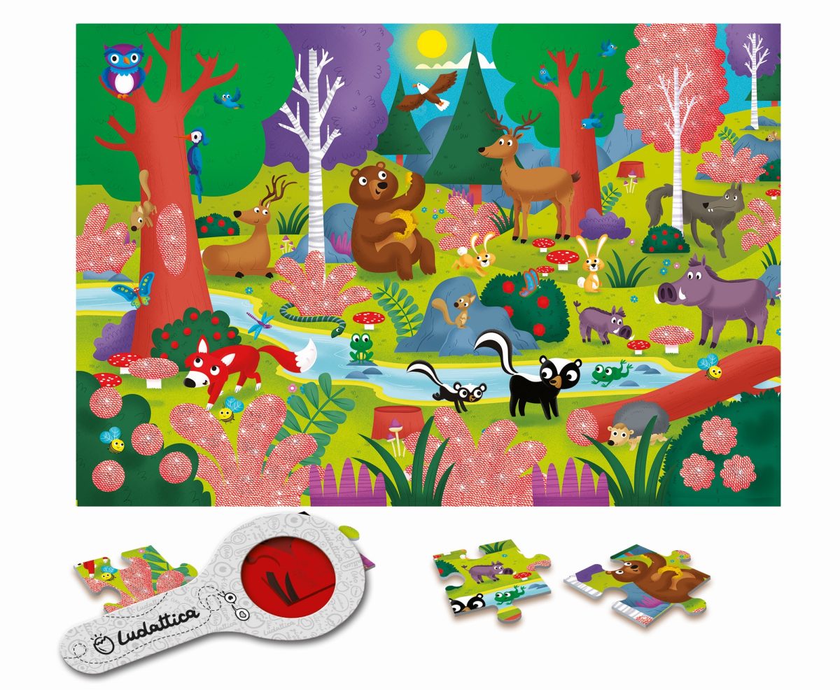 8057158621900-2 LUDATTICA: SECRET PUZZLE – puzzle z TAJEMNICĄ – LAS 3+ - obrazek 2