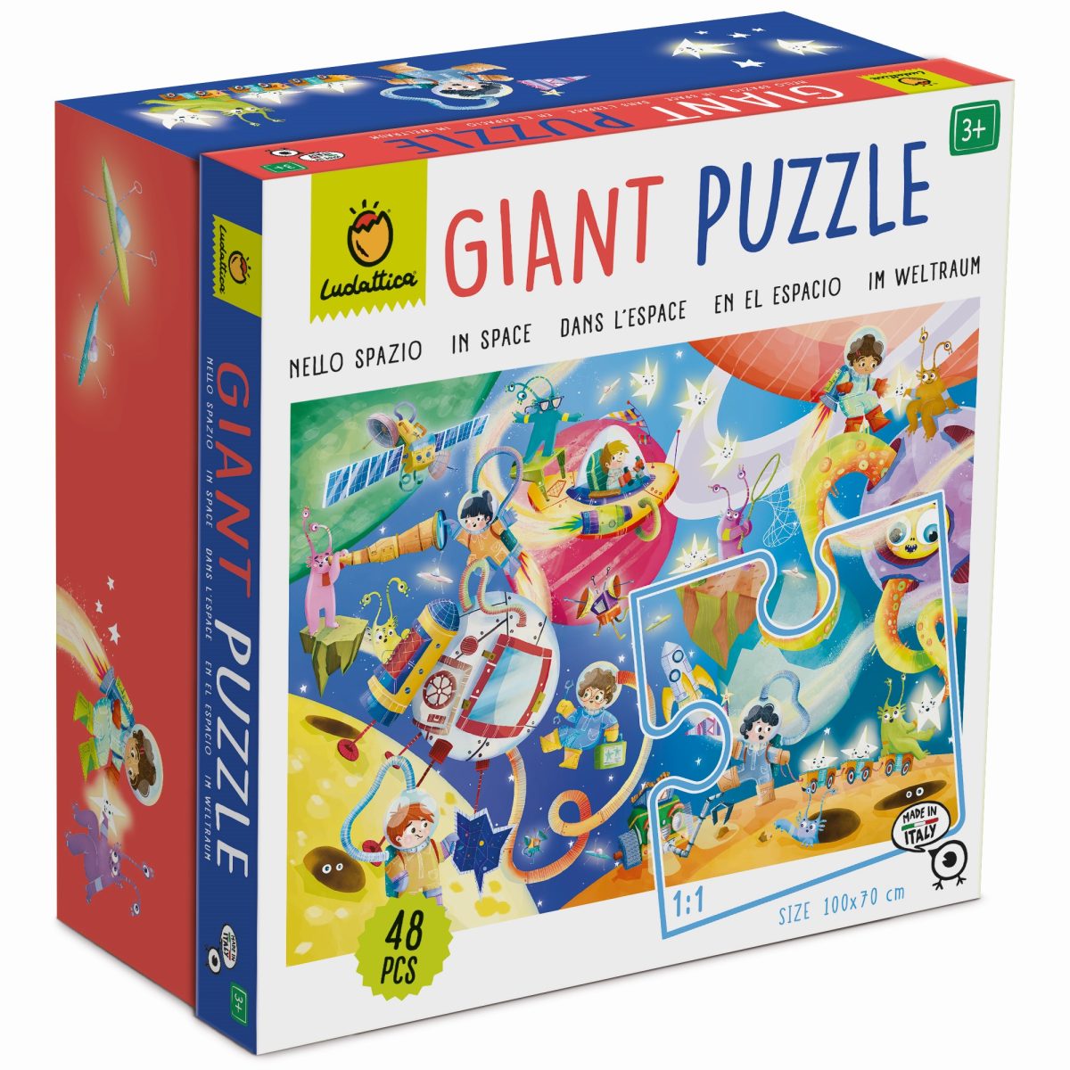 LUDATTICA: GIANT PUZZLE – puzzle KOSMOS 48 el. - obrazek 1