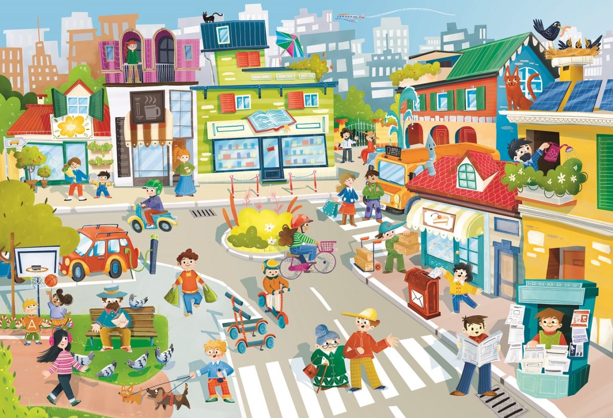 LUDATTICA: GIANT PUZZLE – puzzle EkoMIASTO 48 el. - obrazek 2