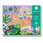 Djeco: Zestaw art. malowanie 3D - LAS TROPIKALNY 7+