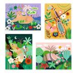 Djeco: Zestaw art. malowanie 3D - LAS TROPIKALNY 7+ - obrazek 2