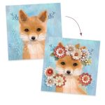 Djeco: Zestaw artystyczny wyklejanki 3D - WIANKI 5+ - obrazek 3