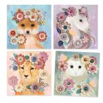 Djeco: Zestaw artystyczny wyklejanki 3D - WIANKI 5+ - obrazek 2