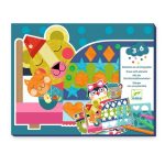 Djeco: Zestaw artystyczny MALOWANIE Z SZABLONAMI 3+