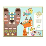 Djeco: Zestaw artystyczny KOLAŻE ZWIERZĘTA 3+