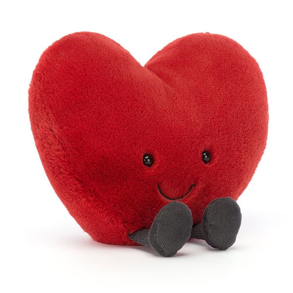 JellyCat: Amuseable Serce Czerwone 19 cm