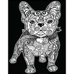 COLORVELVET: kolorowanka welwetowa Buldog / 29x21cm - obrazek 2