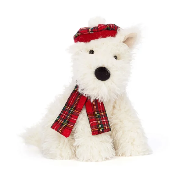 Jellycat: Terrier w Czapce i Szaliku 21cm